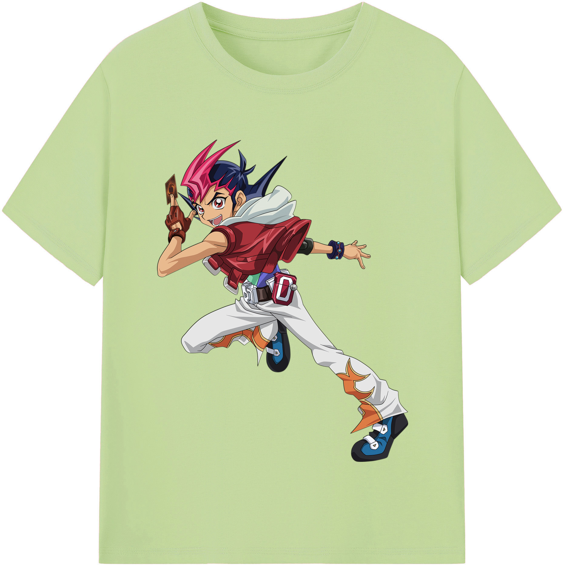 （画像用） 遊☆戯☆王 Yu-Gi-Oh! 綿100％半袖Tシャツ（フロントプリント）